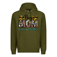 Army Green boy mom from son up to son down Premium Hoodie - Zillion Design Studio