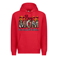 Red boy mom from son up to son down Premium Hoodie - Zillion Design Studio