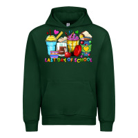 Forest Green last day of school coffee cups Urban Hoodie - Zillion Design Studio