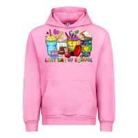 Fuchsia Pink last day of school coffee cups Urban Hoodie - Zillion Design Studio