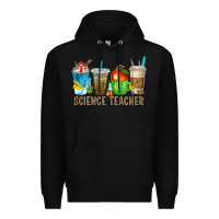 Black science teacher coffee cups Premium Hoodie - texasbilliewilder