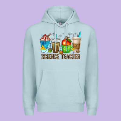 Science Teacher Coffee Cups Premium Hoodie Designed By Texasbilliewilder