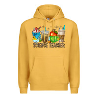 Mustard science teacher coffee cups Premium Hoodie - texasbilliewilder