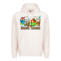 Pale Pink science teacher coffee cups Premium Hoodie - texasbilliewilder