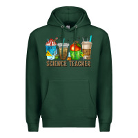 Sports Green science teacher coffee cups Premium Hoodie - texasbilliewilder