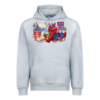 Heather Grey 4th of july teacher coffee cups Urban Hoodie - Zillion Design Studio