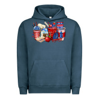 Pigment Midnight Navy 4th of july teacher coffee cups Urban Hoodie - Zillion Design Studio