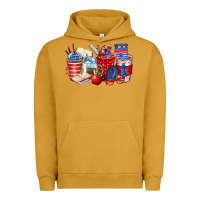 Pigment Peanut Butter 4th of july teacher coffee cups Urban Hoodie - Zillion Design Studio