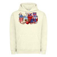Pigment Pistachio 4th of july teacher coffee cups Urban Hoodie - Zillion Design Studio