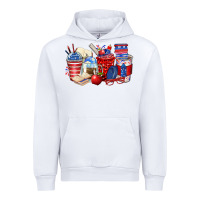 White 4th of july teacher coffee cups Urban Hoodie - Zillion Design Studio