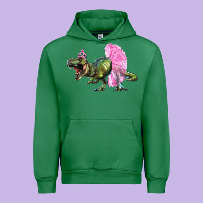 Urban Hoodie Balerina T-Rex Dinosaur With Tutu