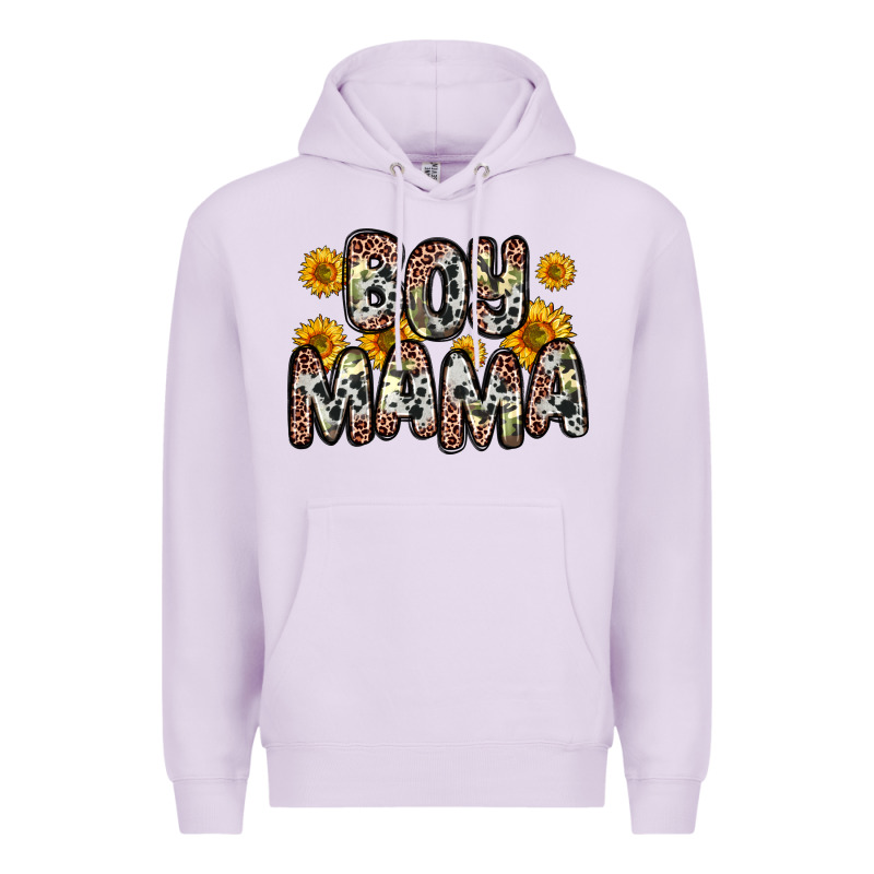 Boy Mama Premium Hoodie by Zillion Design Studio | Teevron