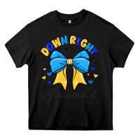 Black Down Right Amazing Heavy Core Tee - CowhideDigitalArt