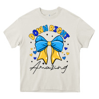 Cream Down Right Amazing Heavy Core Tee - CowhideDigitalArt