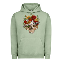 Pigment Oil Green Be Afraid&Do It Anyway Urban Hoodie - RanaPortraitStore