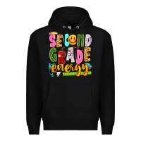 Black second grade energy Premium Hoodie - texasbilliewilder