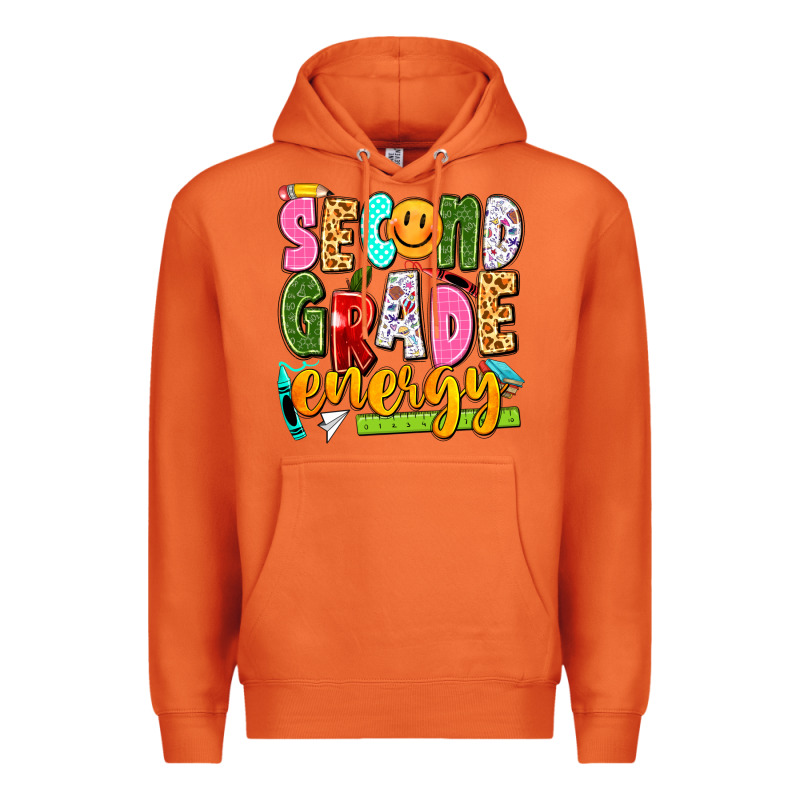 Second Grade Energy Premium Hoodie by texasbilliewilder | Teevron