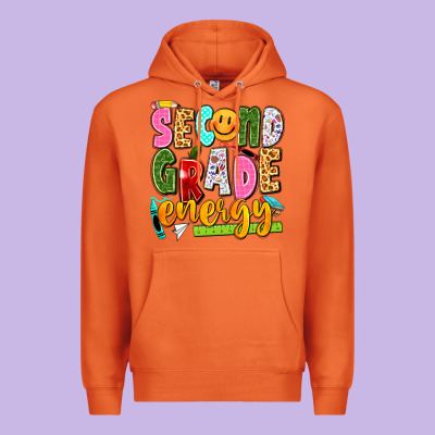 Second Grade Energy Premium Hoodie Designed By Texasbilliewilder