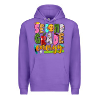 Purple second grade energy Premium Hoodie - texasbilliewilder