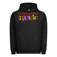 Pigment Black lets get one thing straight Urban Hoodie - texasbilliewilder