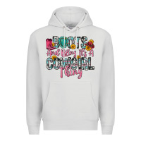 Dove Grey boots and bling it s a cowgirl thing Premium Hoodie - Zillion Design Studio