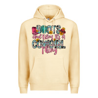Boots And Bling It S A Cowgirl Thing Premium Hoodie | Teevron