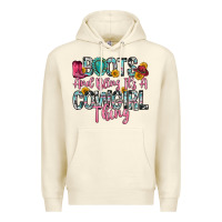 Sandshell boots and bling it s a cowgirl thing Premium Hoodie - Zillion Design Studio