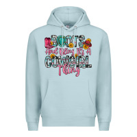 Blue Mist boots and bling it s a cowgirl thing Premium Hoodie - Zillion Design Studio