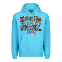 Ocean Blue boots and bling it s a cowgirl thing Premium Hoodie - Zillion Design Studio