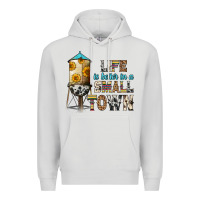 Dove Grey life is better in a small town Premium Hoodie - Zillion Design Studio