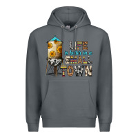 Rock life is better in a small town Premium Hoodie - Zillion Design Studio