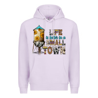 Lilac life is better in a small town Premium Hoodie - Zillion Design Studio