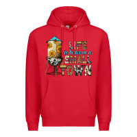 Red life is better in a small town Premium Hoodie - Zillion Design Studio