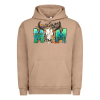 Pigment Burro mom with bull skull Urban Hoodie - Zillion Design Studio