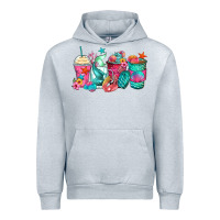 Heather Grey mermaid tail coffee cups Urban Hoodie - Zillion Design Studio
