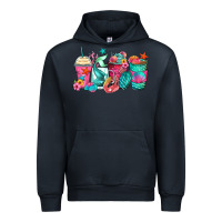 Navy mermaid tail coffee cups Urban Hoodie - Zillion Design Studio