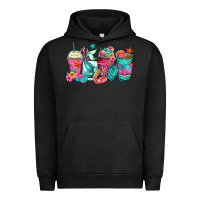 Pigment Black mermaid tail coffee cups Urban Hoodie - Zillion Design Studio