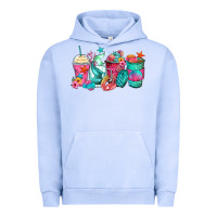 Pigment Grape Ice mermaid tail coffee cups Urban Hoodie - Zillion Design Studio