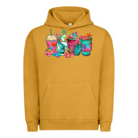 Pigment Peanut Butter mermaid tail coffee cups Urban Hoodie - Zillion Design Studio
