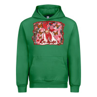 Emerald Be Mine Rooster Urban Hoodie - RanaPortraitStore