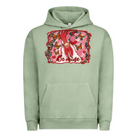 Pigment Oil Green Be Mine Rooster Urban Hoodie - RanaPortraitStore