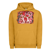 Pigment Peanut Butter Be Mine Rooster Urban Hoodie - RanaPortraitStore
