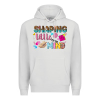 Dove Grey shaping little mind Premium Hoodie - texasbilliewilder
