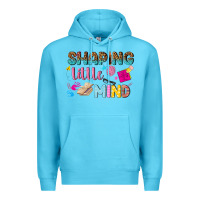 Ocean Blue shaping little mind Premium Hoodie - texasbilliewilder