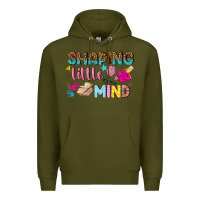 Army Green shaping little mind Premium Hoodie - texasbilliewilder