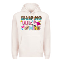 Pale Pink shaping little mind Premium Hoodie - texasbilliewilder