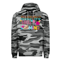 Slate Camo shaping little mind Premium Hoodie - texasbilliewilder