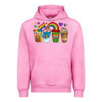 Fuchsia Pink lgbtq coffee drinks Urban Hoodie - texasbilliewilder
