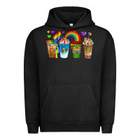 Pigment Black lgbtq coffee drinks Urban Hoodie - texasbilliewilder