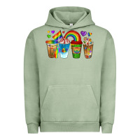 Pigment Oil Green lgbtq coffee drinks Urban Hoodie - texasbilliewilder